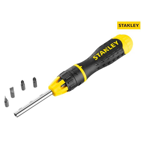 Stanley Multibit Ratchet Screwdriver With 10 Bit Head