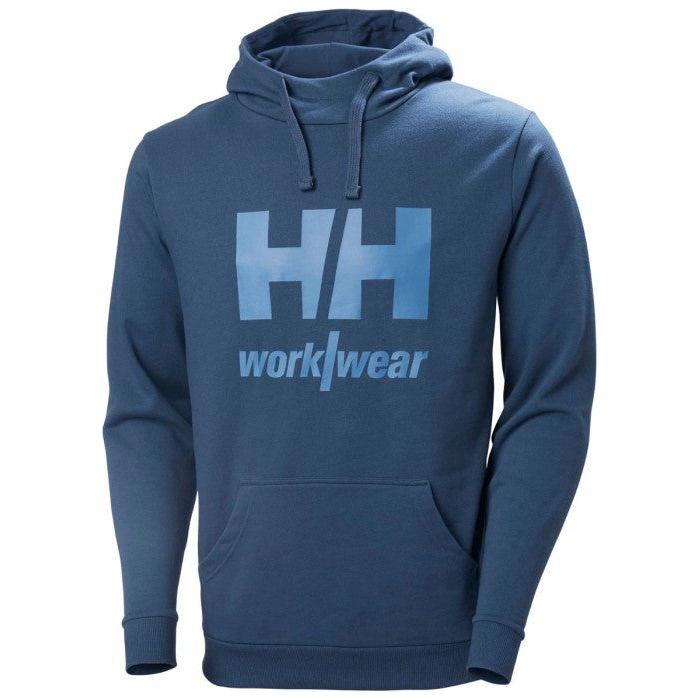 Helly Hansen Classic Logo Hoodie - Deep Steel Blue