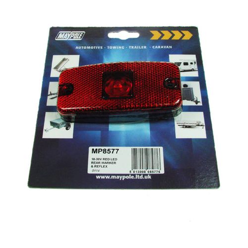 Maypole WAS 10-30V Red Led Rear Marker Lamp