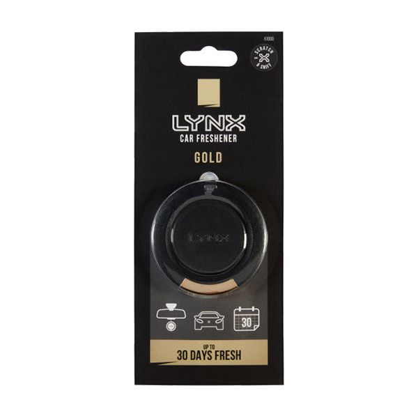  Lynx Air Freshener 3D Gold