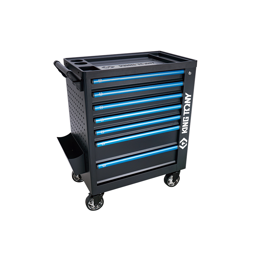 King Tony 87G38-7B-K Blue Tool Trolley Cart - 7+2 Drawers