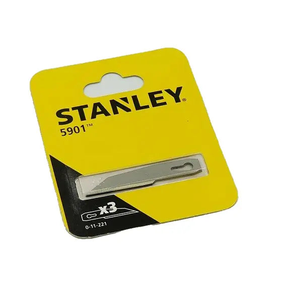 Stanley STA011221 Pack of 3 Pocket Knife Blades 5901B