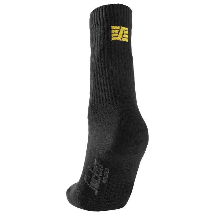 Snickers 9214 Cotton Socks 3-Pack Black