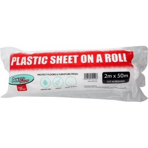 Axus Decor Plastic Sheet Roll | Red Series - 2x50m