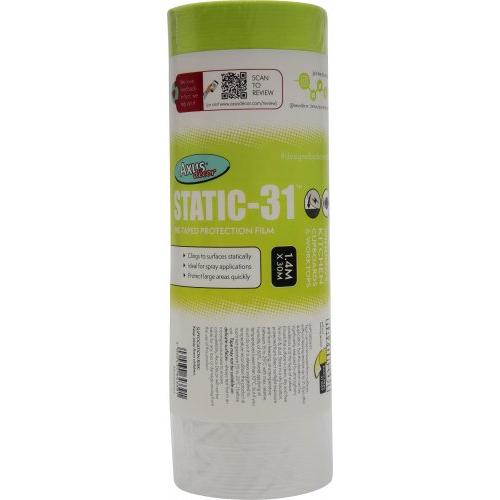 Axus Decor Static-31 Pre-Taped Protection Film 1.4m x 30m