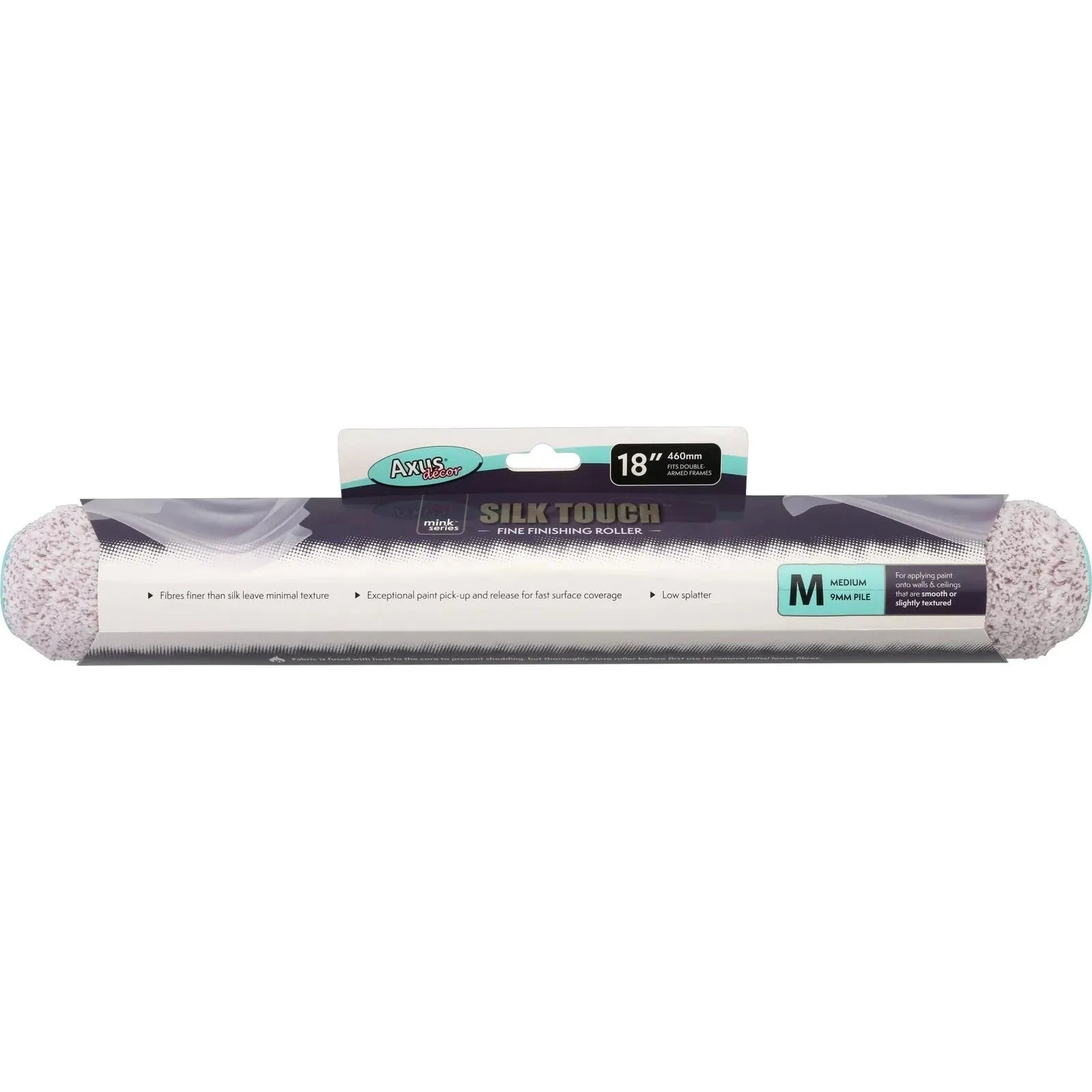 Axus Decor Silk Touch Roller, Medium Pile - Mink Series