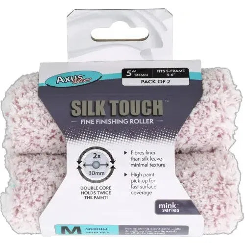 Axus Decor Silk Touch 5inch Painter Roller - 2 Pack