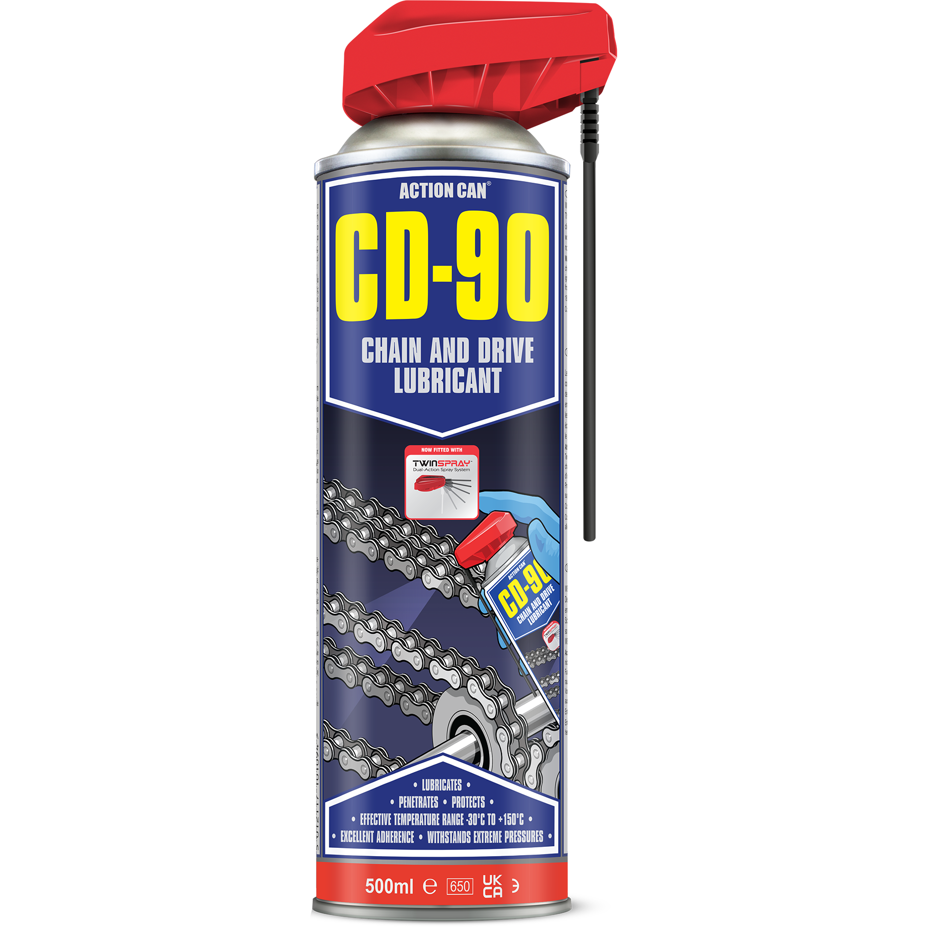 Action Can CD - 90 Chain And Drive Lubricant - 500ml