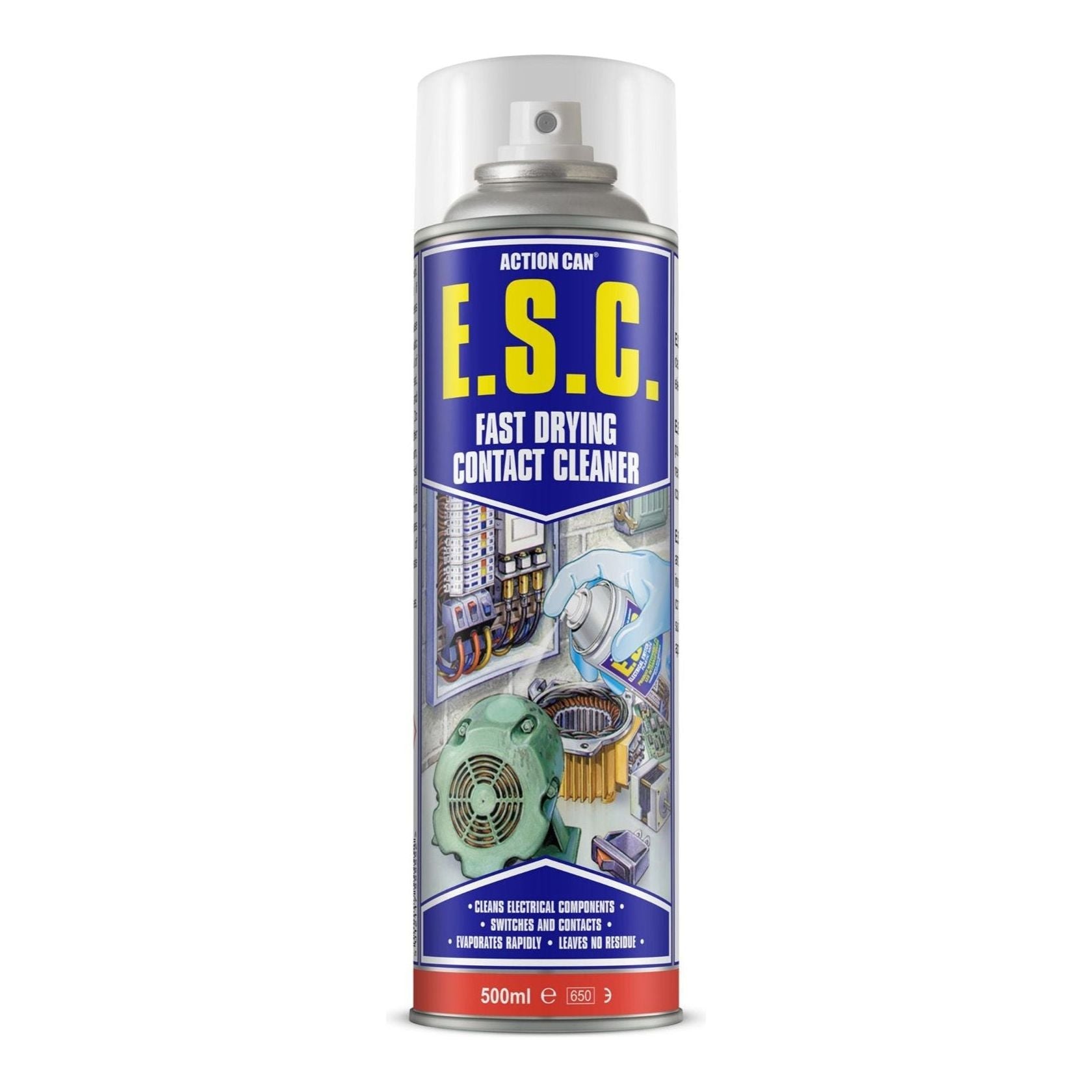 Action Can EC - 90 Fast Drying Contact Cleaner - 500ml