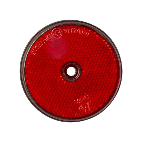 Genfitt Red Round Reflector - 60mm