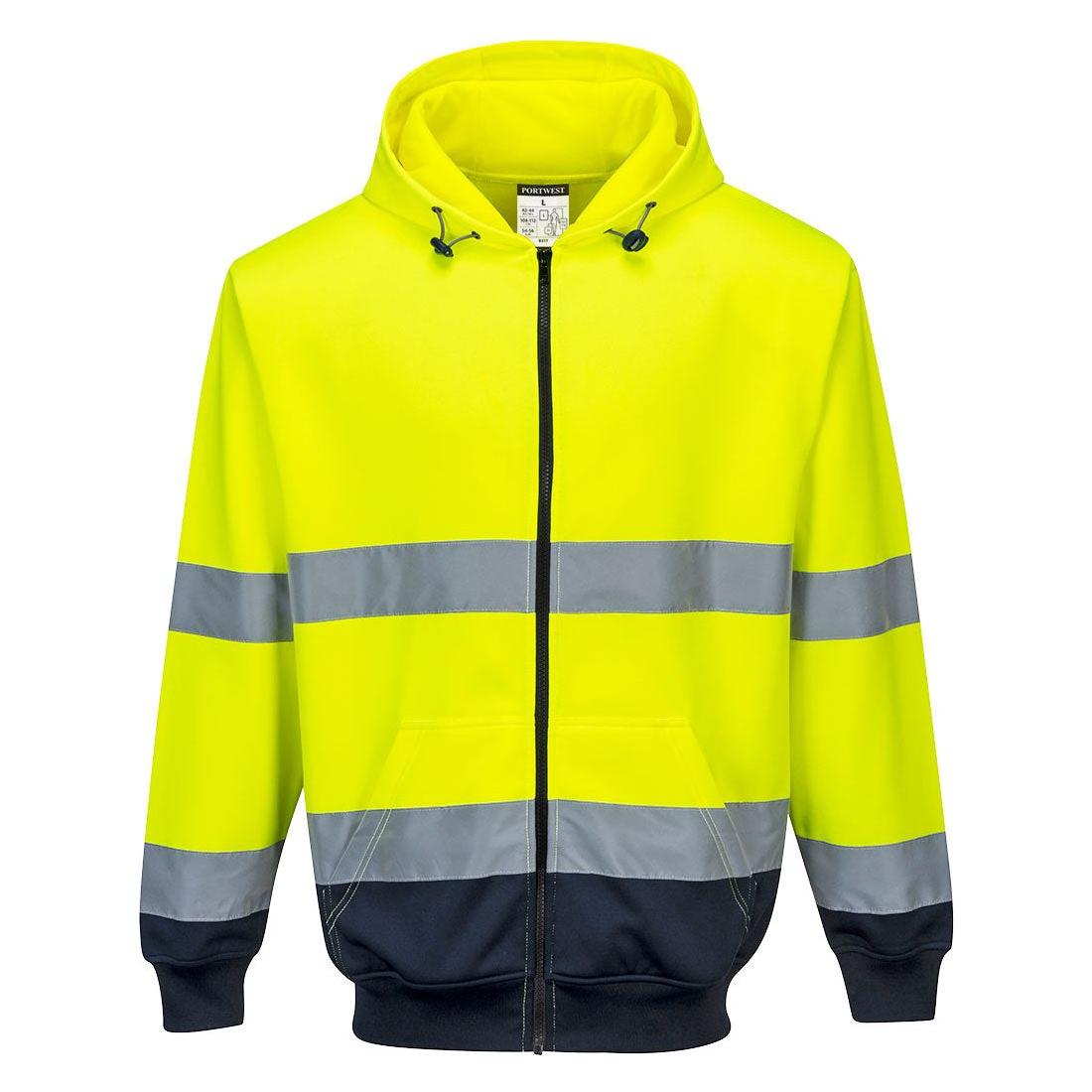 Portwest B317 HI Vis Hoodie - Yellow