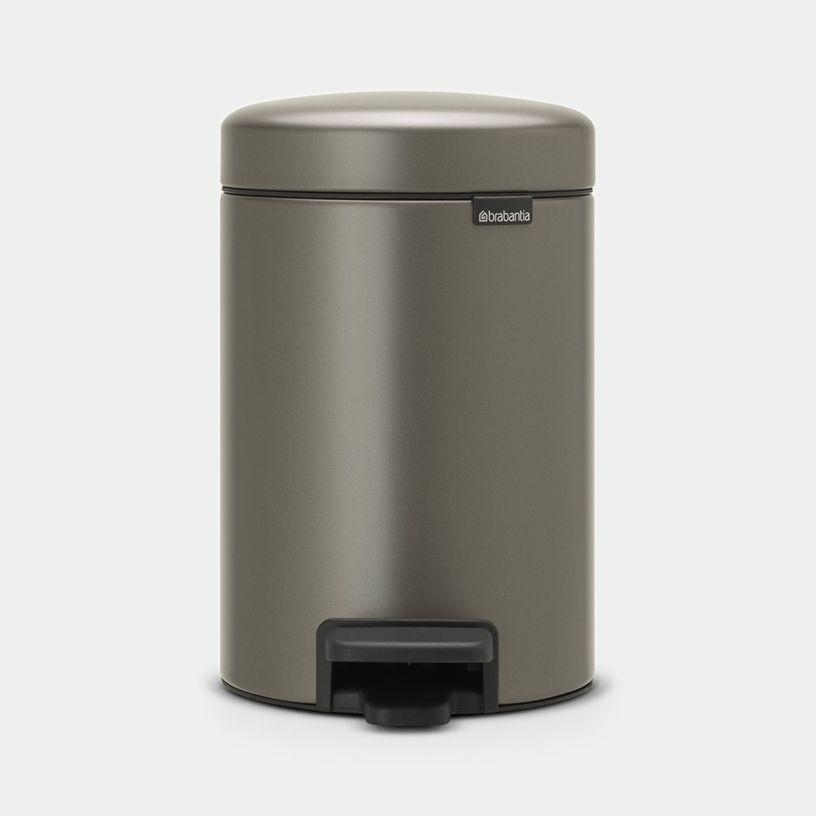 Brabantia Newicon Pedal Bin - 3L - Platinum