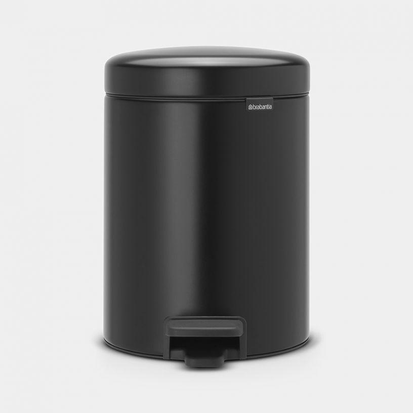 Brabantia Newicon Pedal Bin - 5L - Matt Black