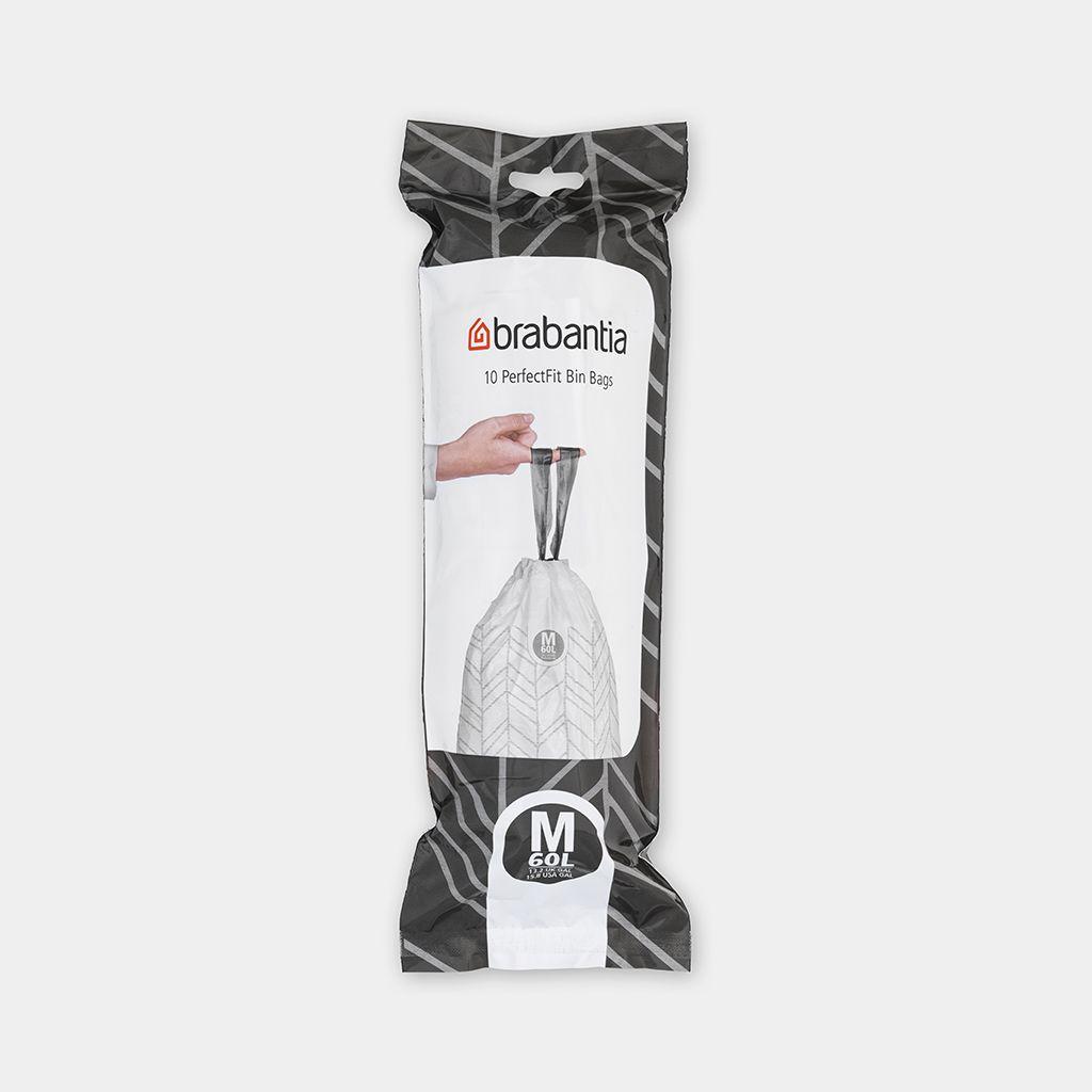 Brabantia Perfit Fit 10 Bin Bags - 60L