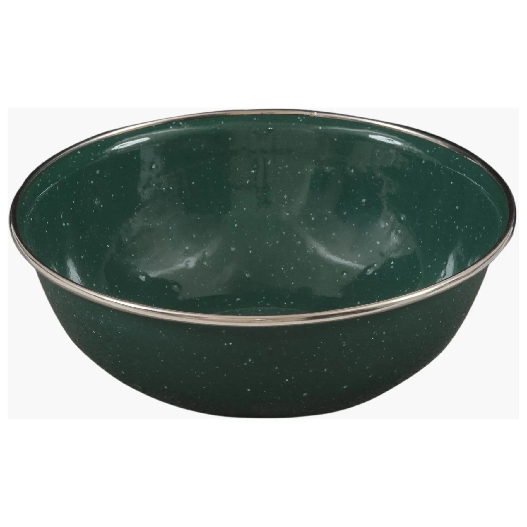 Highlander Enamel Bowl Green Deluxe