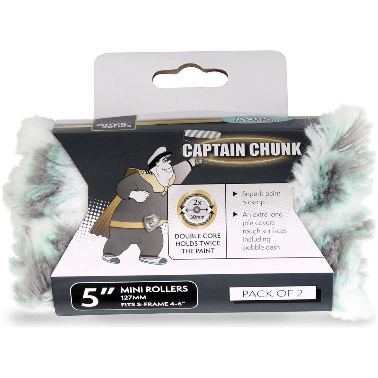 Axus Decor Captain Chuck Roller Sleeve - Pack of 2