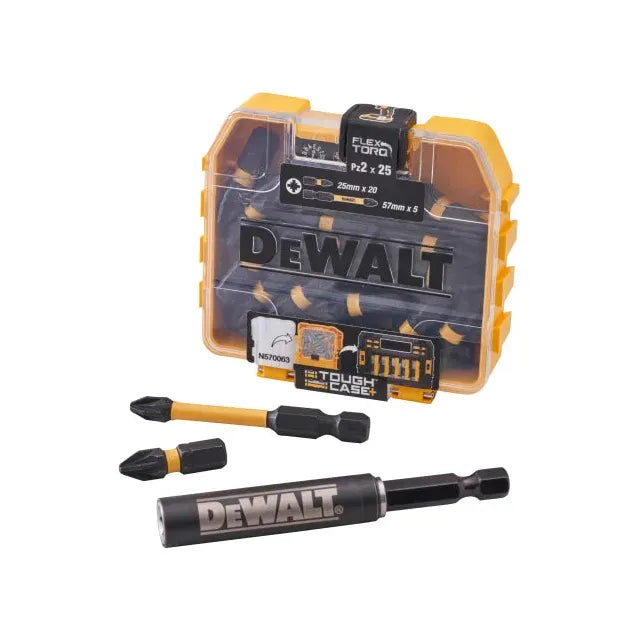 DeWALT 25 Piece PZ2 FlexTorq Impact Bit Set