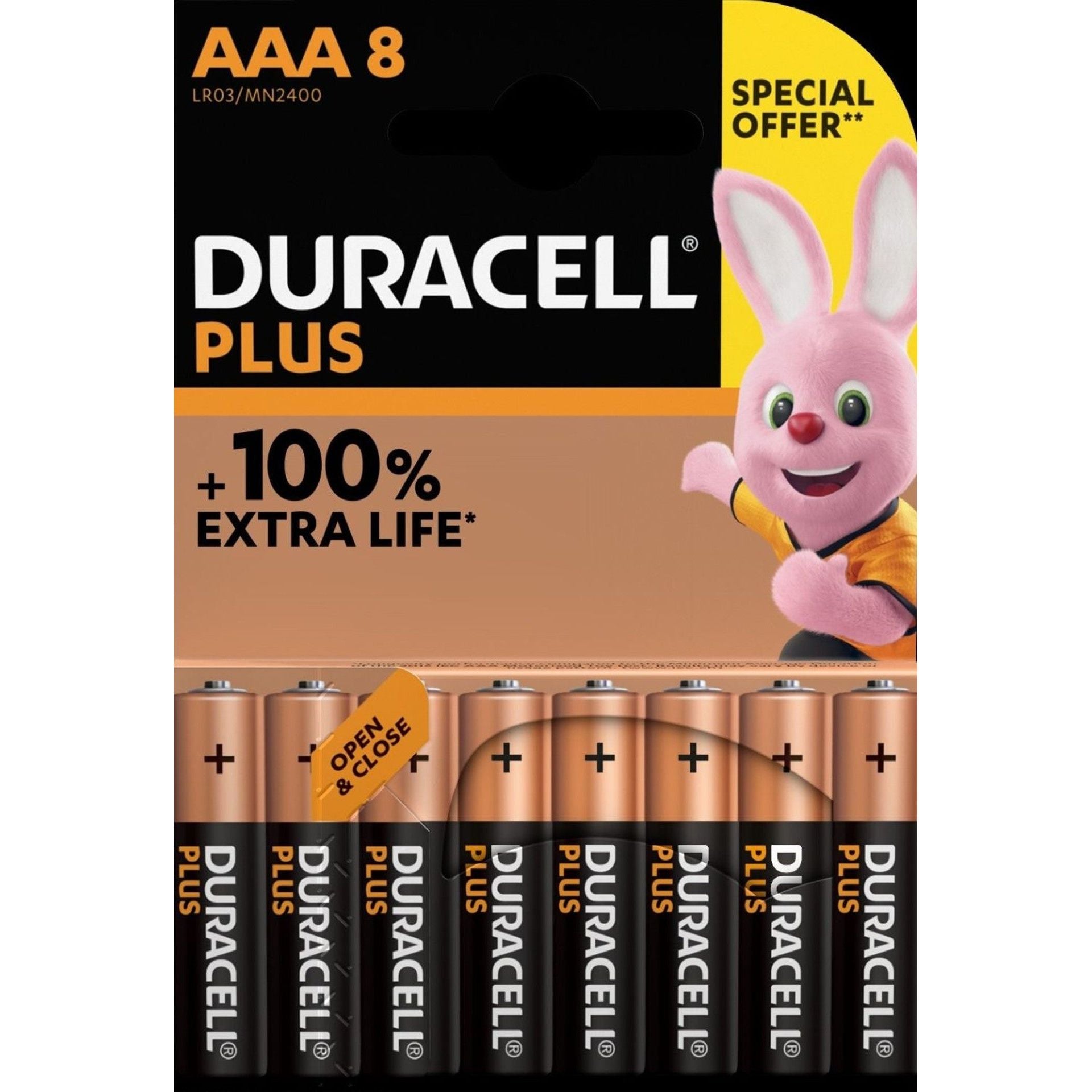 Duracell AAA Battery 8 Pack