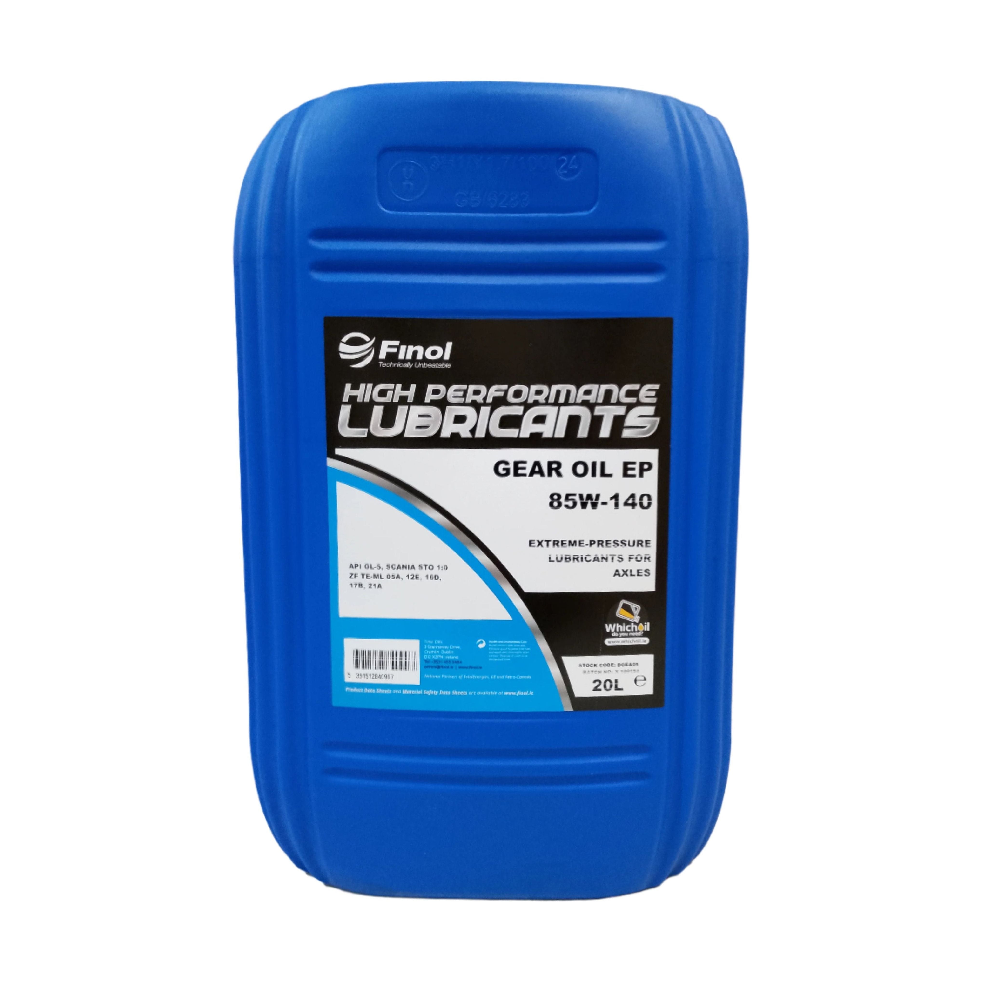 Finol Gear Oil EP 85 - 140 - 20L