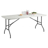 Garden Collection White Party Folding Table