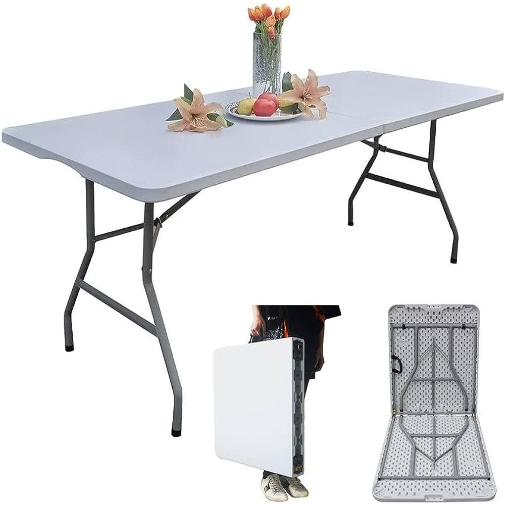 Garden Collection White Party Folding Table