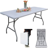 Garden Collection White Party Folding Table