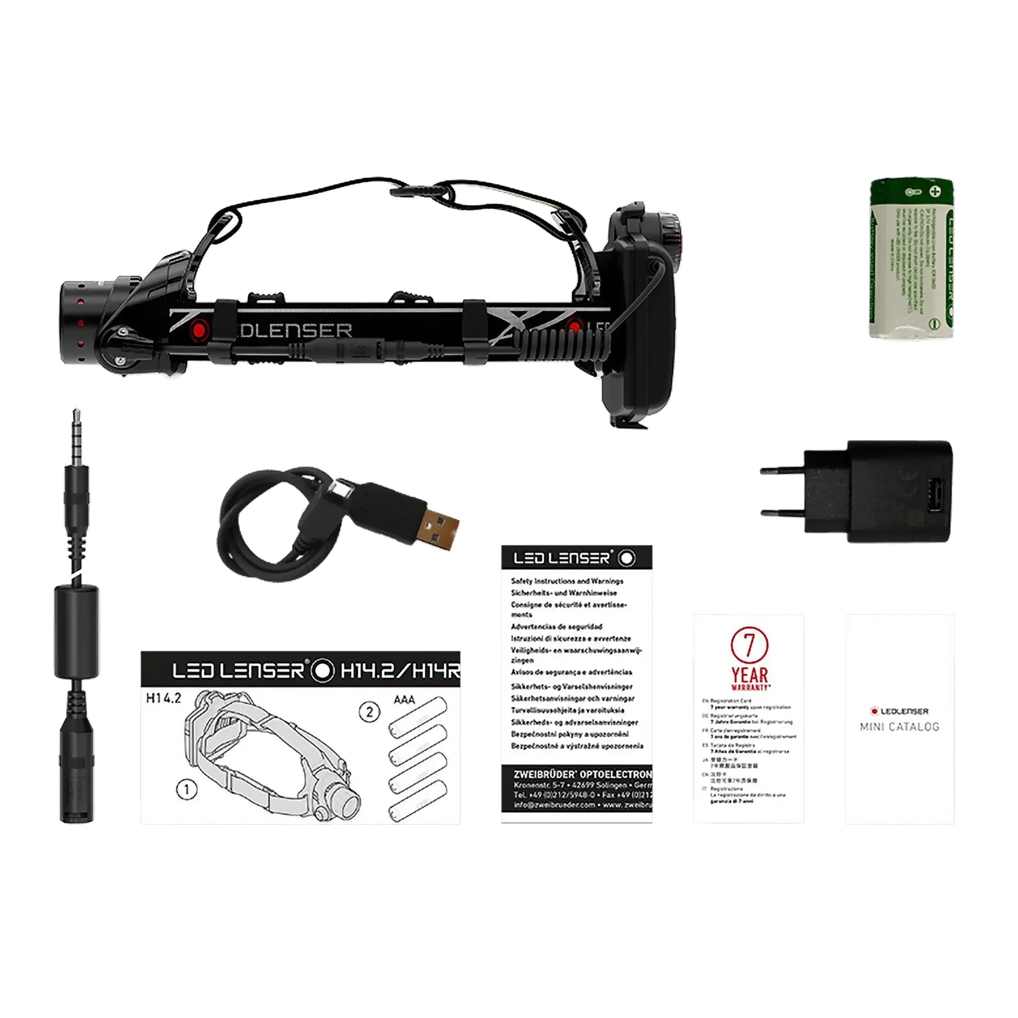 Ledlenser H14R.2 Rechargeable Head Torch