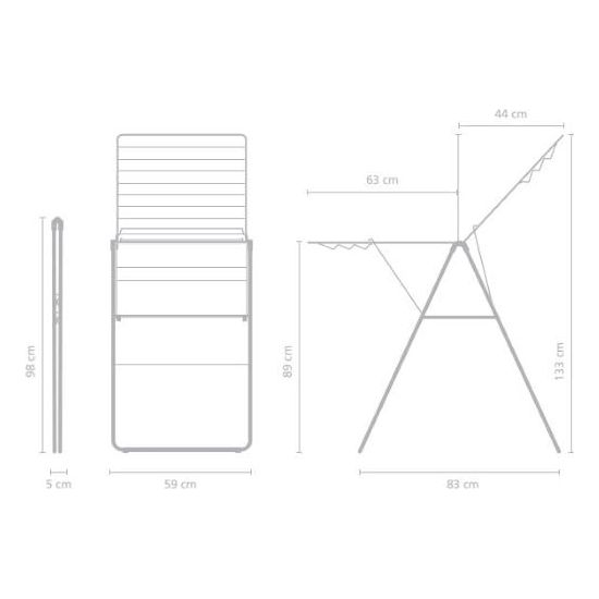 Brabantia HangOn Drying Rack - 20m