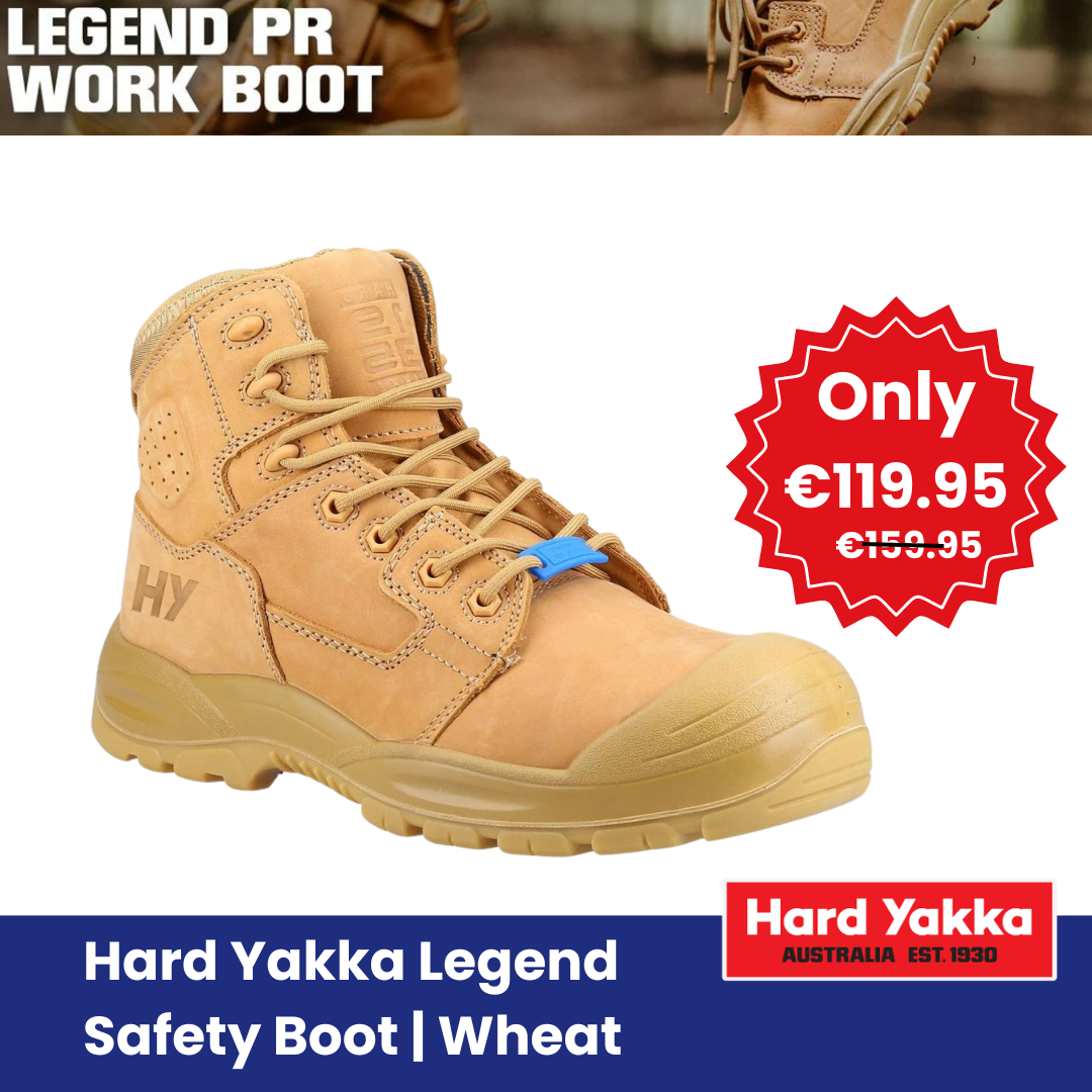 Hard Yakka Legend Safety Boot Wheat