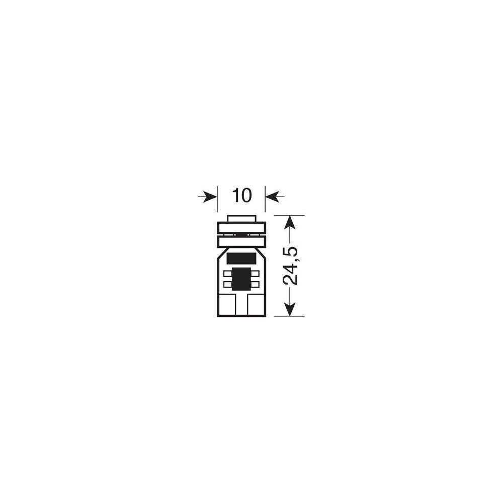 Lampa 12V Hyper Led 12 -4 SMD x 3 Chips - (T10) Quadrifocus