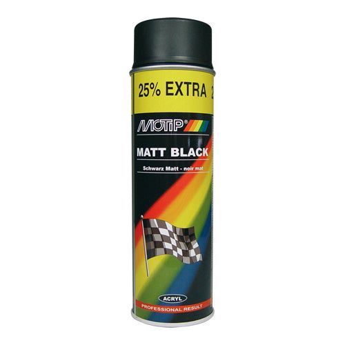 Motip Black Paint Matt 500ml