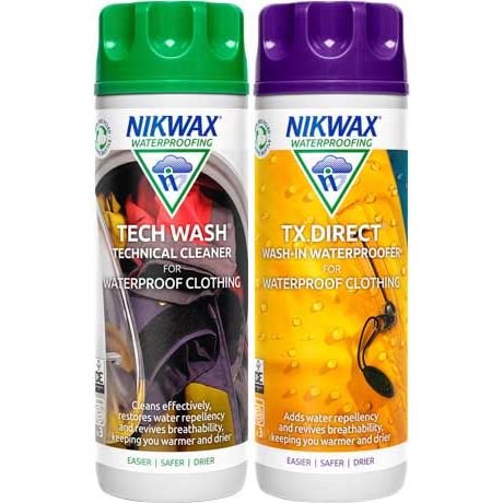 Nikwax Tech Wash and TX Direct Wash - 300ml