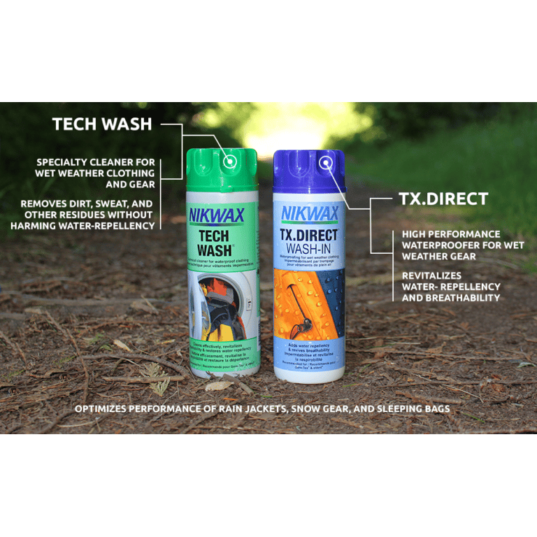 Nikwax Tech Wash and TX Direct Wash - 300ml