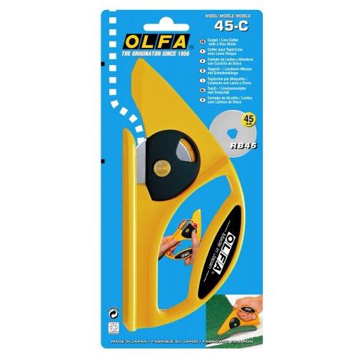 Olfa 45mm 45-C Carpet & Roller Materials Cutter