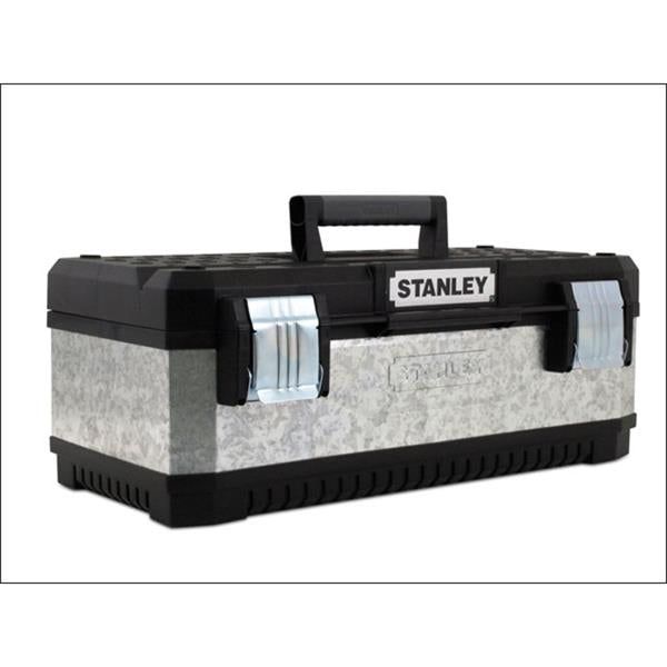 Stanley Galvanised Metal Toolbox 26Inches