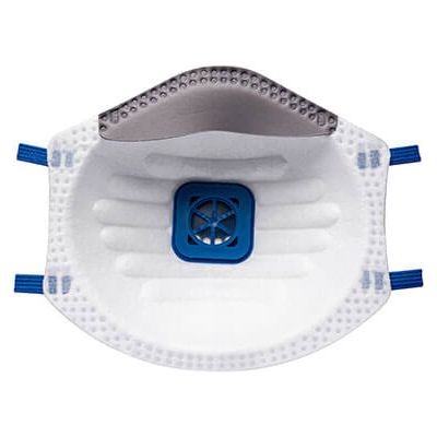 Portwest FFP2 Valved Respirator Blister Pack 3 White