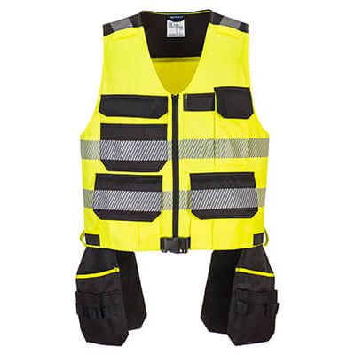 Portwest PW308 Hi Vis Tool Vest - Yellow