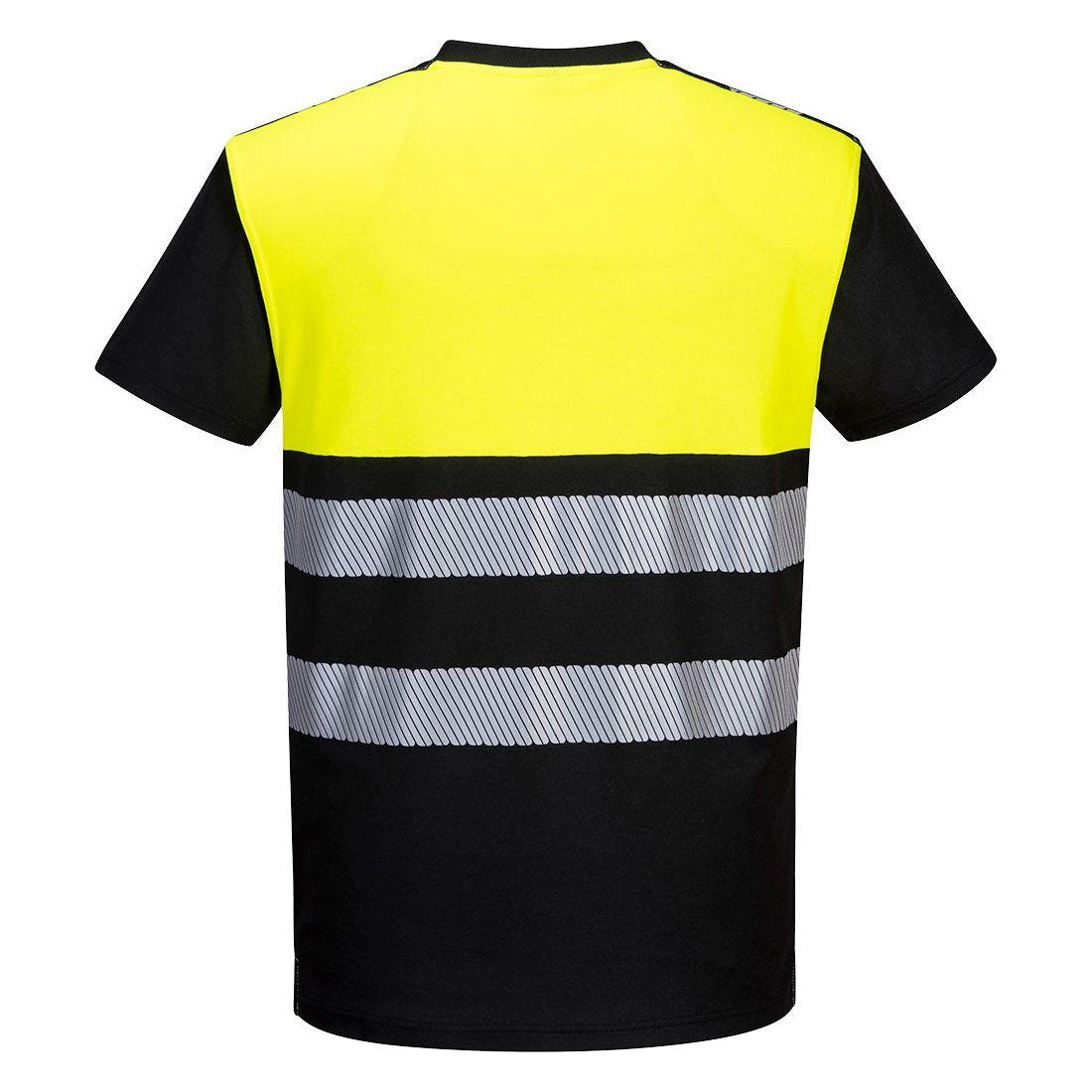 Portwest PW31 Hi-Vis T - Shirt - Black