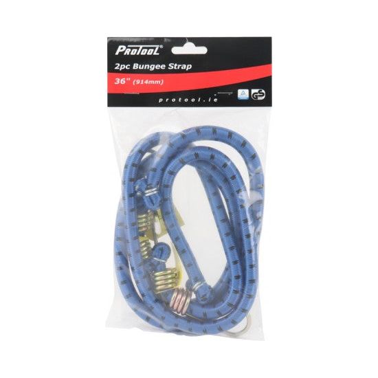 Protool Blue Bungee Strap 36inch - 2pc