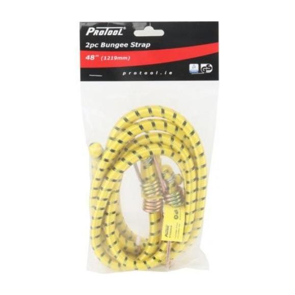 Protool Yellow Bungee Strap 48inch - 2pc