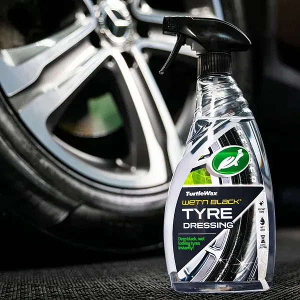 Turtle Wax Wet N Black Car Tyre Dressing Spray - 500ml