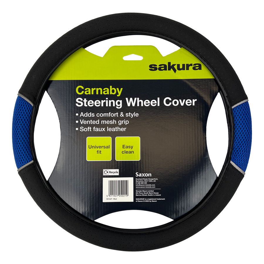 Sakura Carnaby Steering Wheel Cover - Blue