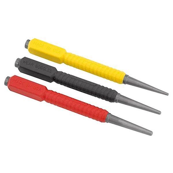 Stanley Dynagrip Nail Punch Set - 3 Piece