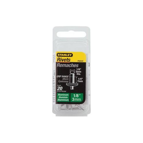 Stanley Aluminium Rivets 3MM - Pack of 20