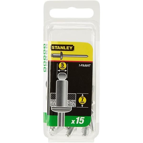 Stanley Aluminium Rivets (15) 5mm