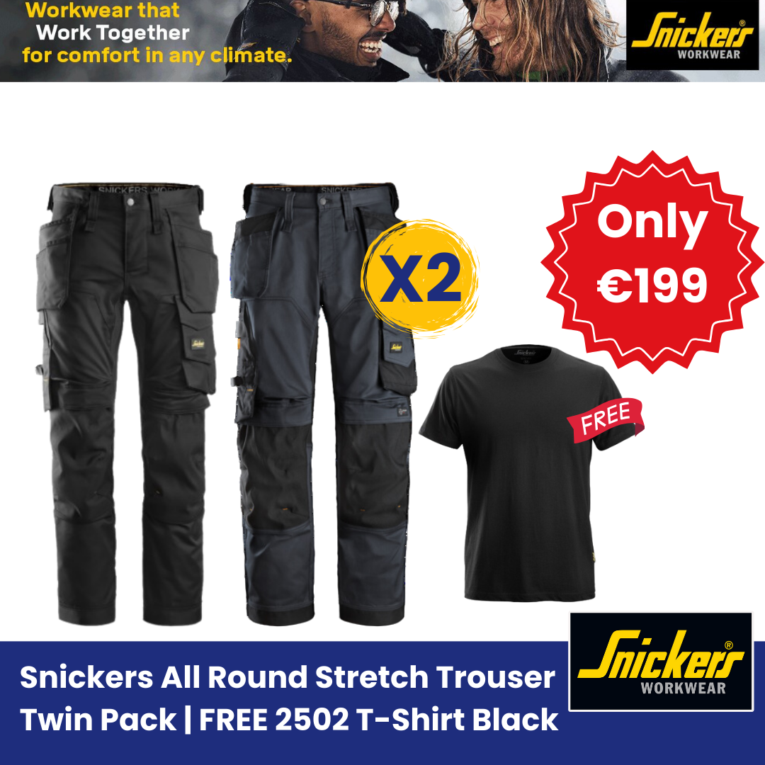 Snickers Workwear Double Deal With Free T-Shirt