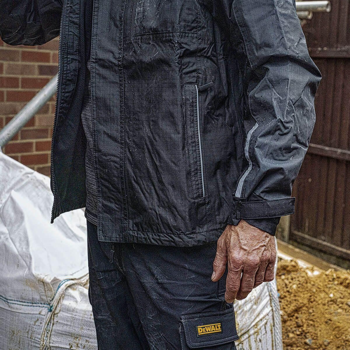 Buy DeWalt Storm Waterproof Jacket Black at TedJohnsons.ie Ireland