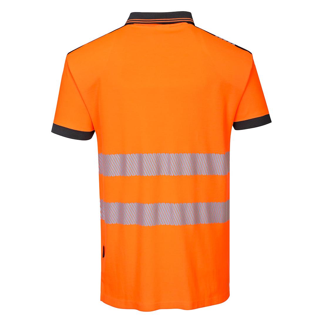 Portwest PW3 Hi-Vis Cotton Comfort Polo Shirt S/S Orange