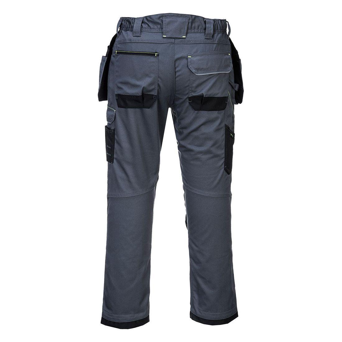 Portwest PW3 Holster Work Trousers Zoom Grey/Black