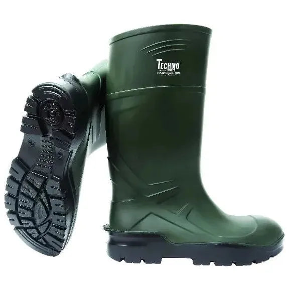 Techno 04 Wellingtons - Dark Green